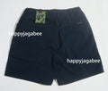A BATHING APE BELT 1 PLEAT ELASTICATED RELAXED FIT SHORTS