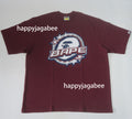 A BATHING APE BAPE TWIN STA LOGO RELAXED FIT TEE