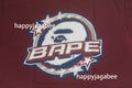 A BATHING APE BAPE TWIN STA LOGO RELAXED FIT TEE
