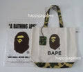 A BATHING APE 1ST CAMO APE HEAD TOTE BAG