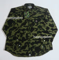 A BATHING APE 1ST CAMO ONE POINT RELAXED FIT LS SHIRT