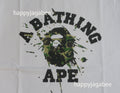 A BATHING APE ABC CAMO SPLASH COLLEGE RELAXED FIT TEE