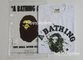 A BATHING APE ABC CAMO SPLASH COLLEGE RELAXED FIT TEE