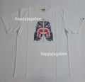 A BATHING APE PAISLEY PATTERN TIGER FACE TEE