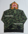 A BATHING APE TIGER CAMO TIGER FULL FIT ZIP HOODIE