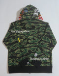 A BATHING APE TIGER CAMO TIGER FULL FIT ZIP HOODIE
