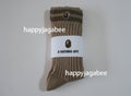 A BATHING APE CHUNKY RIBBED CREW SOCKS