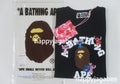 A BATHING APE Ladies' BAPE x DISNEY STITCH AND FRIENDS COLLEGE MINI TEE