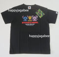 A BATHING APE BAPE KIDS BAPE x DISNEY STITCH AND ANGEL BABY MILO TEE