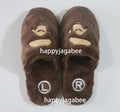 A BATHING APE APE HEAD SLIPPERS