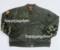 A BATHING APE 1ST CAMO BOMBER JACKET