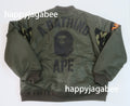 A BATHING APE 1ST CAMO BOMBER JACKET
