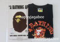 A BATHING APE SPLASH CAMO COLLEGE TEE