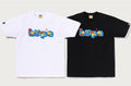 A BATHING APE BAPE x MEDICOM TOY 30TH ANNIV. BAPE TEE ( Glow in the Dark )