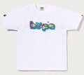 A BATHING APE BAPE x MEDICOM TOY 30TH ANNIV. BAPE TEE ( Glow in the Dark )