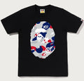 A BATHING APE Ladies' STA STRIKE CAMO BIG APE HEAD TEE