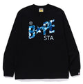 A BATHING APE ABC CAMO BAPE STA L/S TEE