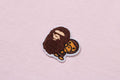A BATHING APE BAPE KIDS APE & MILO ONE POINT TEE