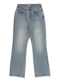 A BATHING APE Ladies' A BATHING APE LOGO BOOTCUT DENIM PANTS