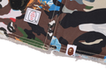 A BATHING APE Ladies' HYBRID CAMO MULTI LOGO BOXY CROPPED JACKET