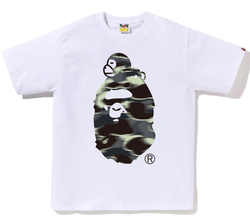 A BATHING APE SCREEN CAMO MILO ON BIG APE TEE - happyjagabee store