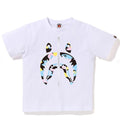 A BATHING APE BAPE KIDS NEW MULTI CAMO SHARK TEE
