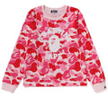 A BATHING APE Ladies' ABC CAMO COLLEGE L/S TEE
