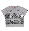 A BATHING APE BAPE KIDS A TO Z HALLOWEEN RELAXED FIT TEE