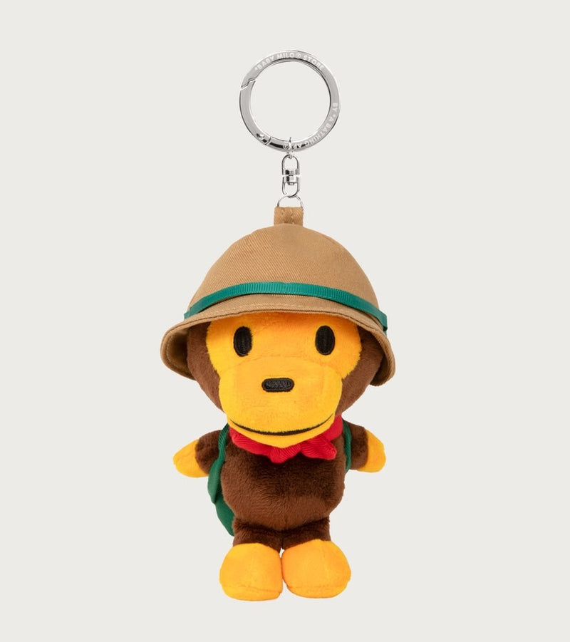 A BATHING APE BABY MILO STORE BABY MILO CAMPING PLUSH DOLL KEYCHAIN 15CM