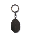 A BATHING APE APE HEAD METAL KEYCHAIN