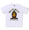 A BATHING APE BAPE KIDS ABC CAMO MILO HOODIE TEE