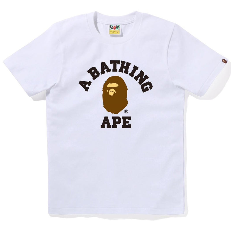 A BATHING APE Ladies' COLLEGE TEE