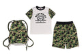 A BATHING APE BAPE KIDS ABC CAMO BABY MILO KIDS GIFT SET