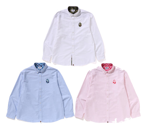 A BATHING APE ABC CAMO ONE POINT RELAXED FIT SHIRT