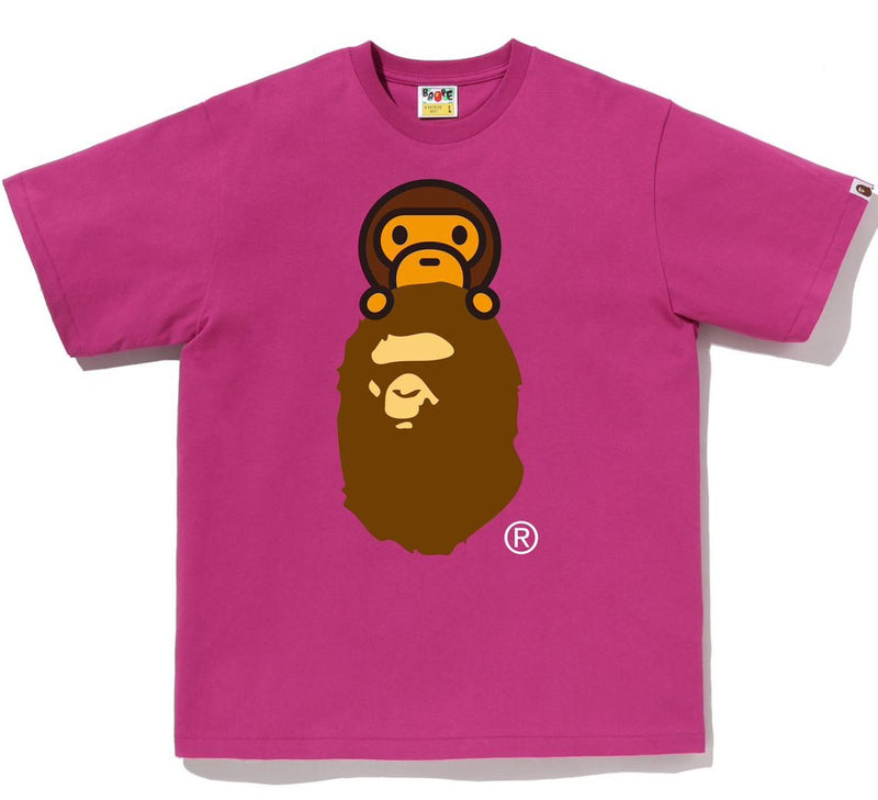 A BATHING APE MILO ON APE HEAD TEE - happyjagabee store
