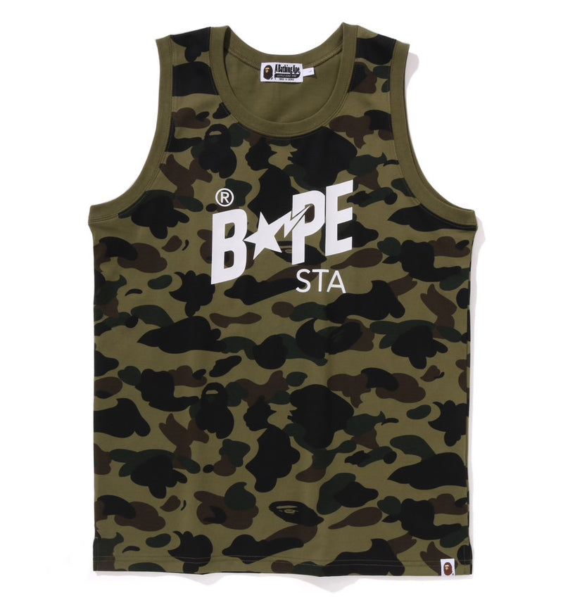 A BATHING APE 1ST CAMO BAPE STA TANK TOP