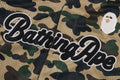 A BATHING APE 1ST CAMO BASEBALL SHIRT