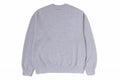 A BATHING APE HEAVY WASHED MULTI LOGO RELAXED FIT CREWNECK SWEAT SHIRT