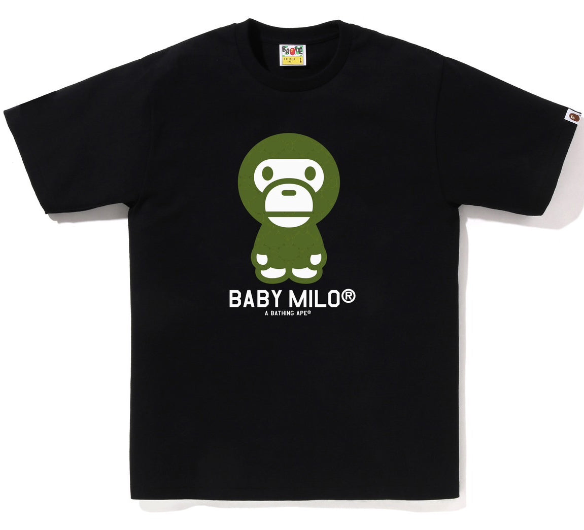 大人気★A BATHING APE COLLEGE MONOGRAM BABY MILO TEE★半袖 A BATHING APE® College Monogram Baby Milo Tee | Bape