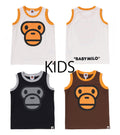 A BATHING APE BAPE KIDS MILO FACE TANK TOP