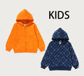 A BATHING APE BAPE KIDS ONAL MILOGRAM BANANA ZIP HOODIE