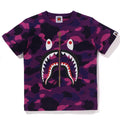 A BATHING APE BAPE KIDS COLOR CAMO SHARK TEE