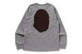 A BATHING APE BIG APE HEAD L/S TEE