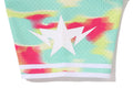 A BATHING APE Ladies' SCREEN CAMO MULTI LOGO BASEBALL SHIRT