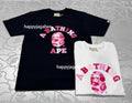 A BATHING APE ABC CAMO COLLEGE TEE
