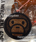 A BATHING APE Ladies' BABY MILO CRYSTAL STONE COIN CASE