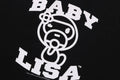 A BATHING APE Ladies' BABY LISA OVERSIZED CREWNECK SWEAT SHIRT