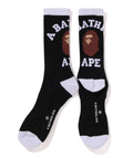 A BATHING APE COLLEGE SOCKS