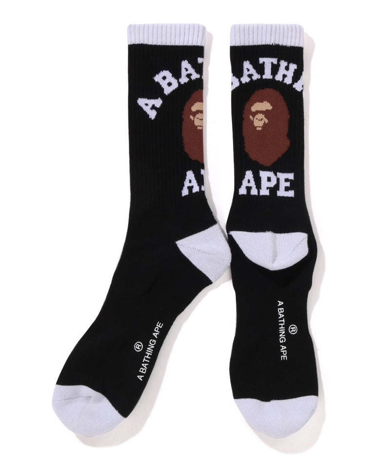 A BATHING APE COLLEGE SOCKS