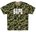 A BATHING APE ABC CAMO RELAXED FIT BAPE LOGO TEE